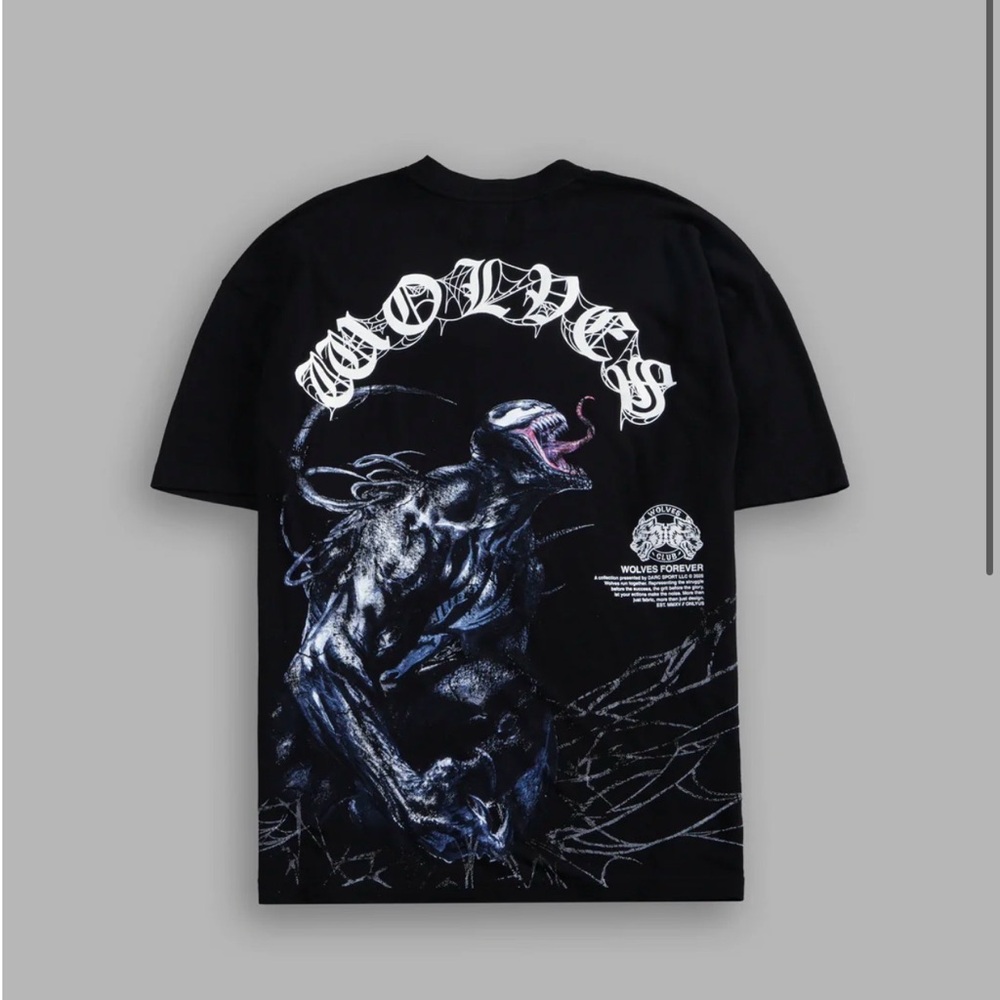VENOM CHOPPER PREMIUM OVERSIZED TEE IN BLACK *Confirmed Order*